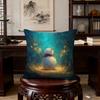 Funny Cute Snowman Cushion Cover Home Office Birthday Anniversary Gifts Soft Skin Friendly Cushion Cover