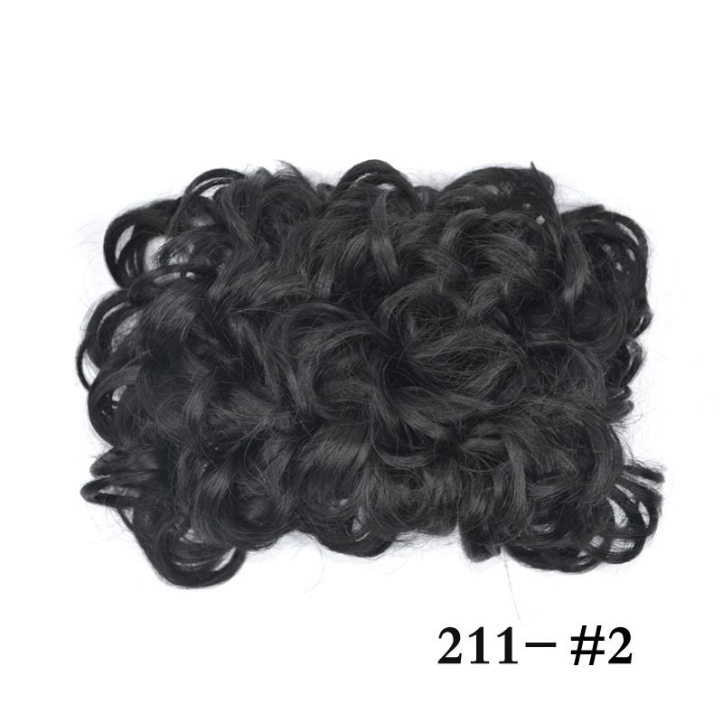Chignon Updo Elastic Drawstring Hair Bun Pad In Black Brown Colors Straight Curly Hairpieces for Women Ladies