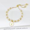 Hot Sale Zircon Shell Mother Theme Copper Bead Pearl Chain Bracelet Fashion for Women Mom Holiday Mother's Day Jewelry Gift