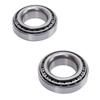LM67010 2 Sets Trailer Wheel Hub Bearing Kit with Protector Professional LM11949 LM11910 for 1 1/4in 3/4in Axles LM67048