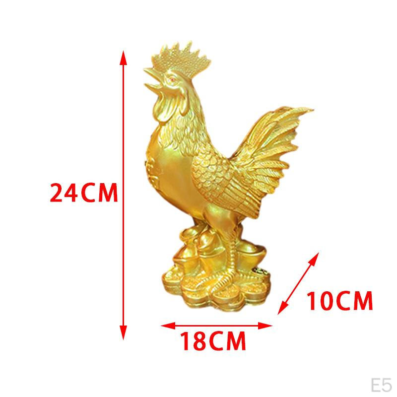 Chicken Figurine Animal Sculpture Decorative Piece for Home And Events