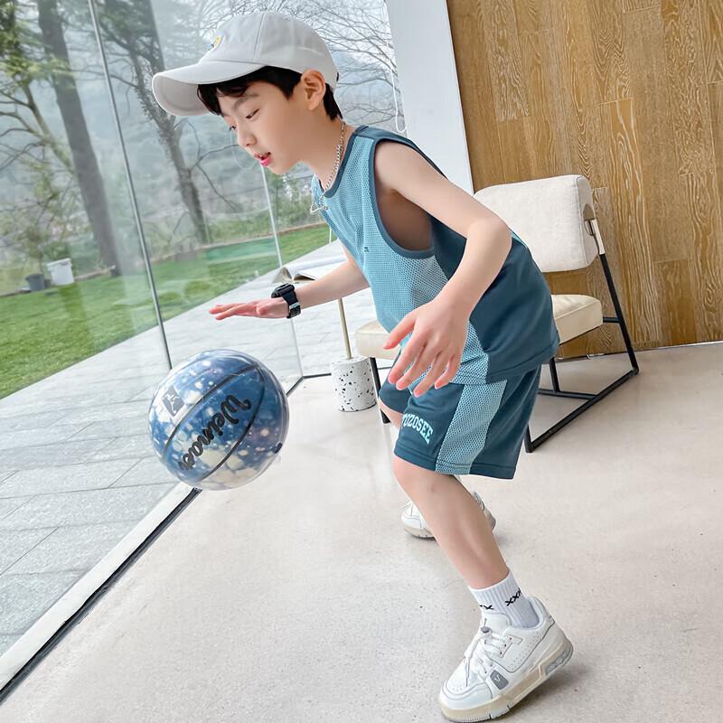 Boys' Quick-Dry Basketball Vest & Shorts Set