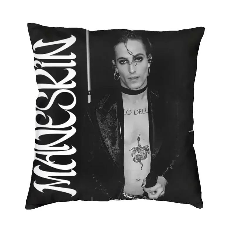 Damiano David Maneskin Luxuriöser Kissenbezug Schlafzimmerdekoration Pop Kissen für Sofa Büro Outdoor Kissen