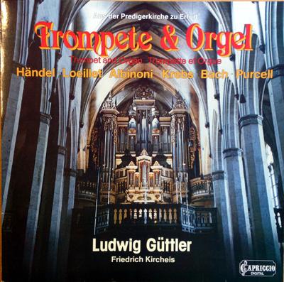 LP Record GEORG FRIEDRICH HNDEL  JEANBAPTI  Musik Fr Orgel Und Trompete  Aus  466771 Capriccio 1982 Germany Classical Used