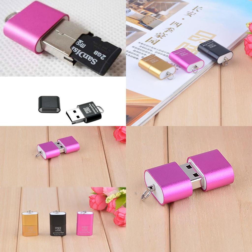 Portable Usb Mini 20 Micro Sd Tf Tflash Memory Card Reader Adapter Flash Drive