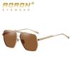 aoron More Than 100 Colors Polarized Sunglasses for Men Women Fashion Design Metal Frame Outdoor UV400 Anti Glare Driving Glasses