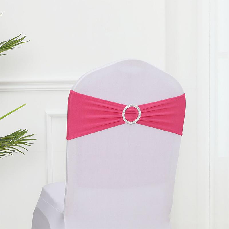 3pcs Chair Cover Chair Cover Elastic Stretch Removable Bowknot Decorative Accessories