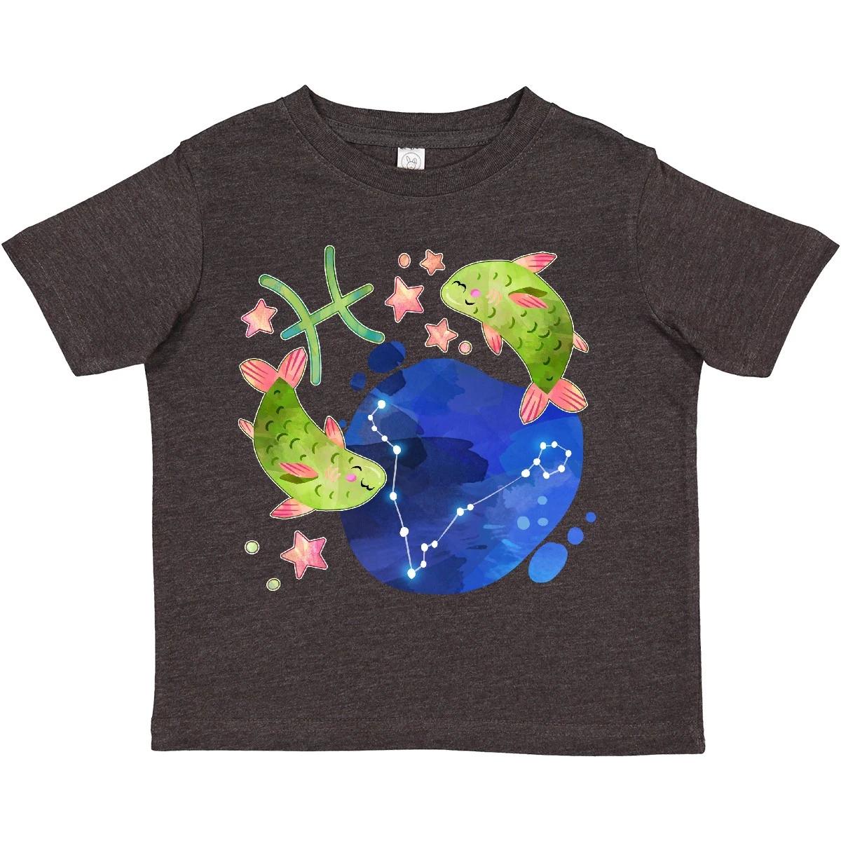 Inktastic Pisces Constellation Zodiac Sign Illustration Toddler T-Shirt Signs 100