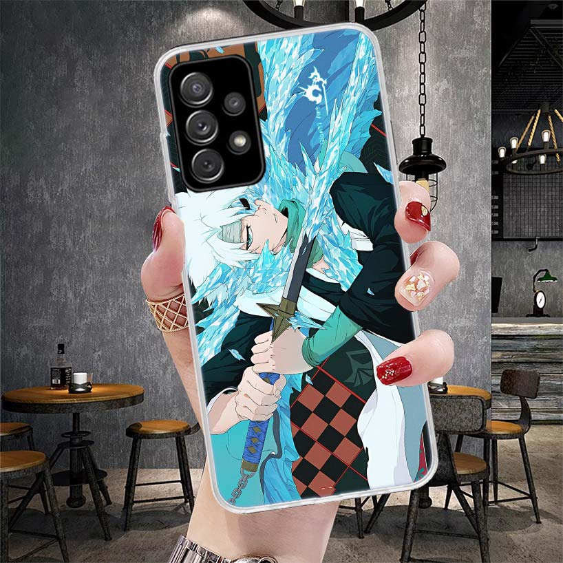 Hitsugaya Toushirou Bleach Soft Phone Case For Samsung Galaxy A13 A14 A15 A16 A17 A53 A54 A55 A56 A57 A33 A34 A35 A36 A37 A23 A2