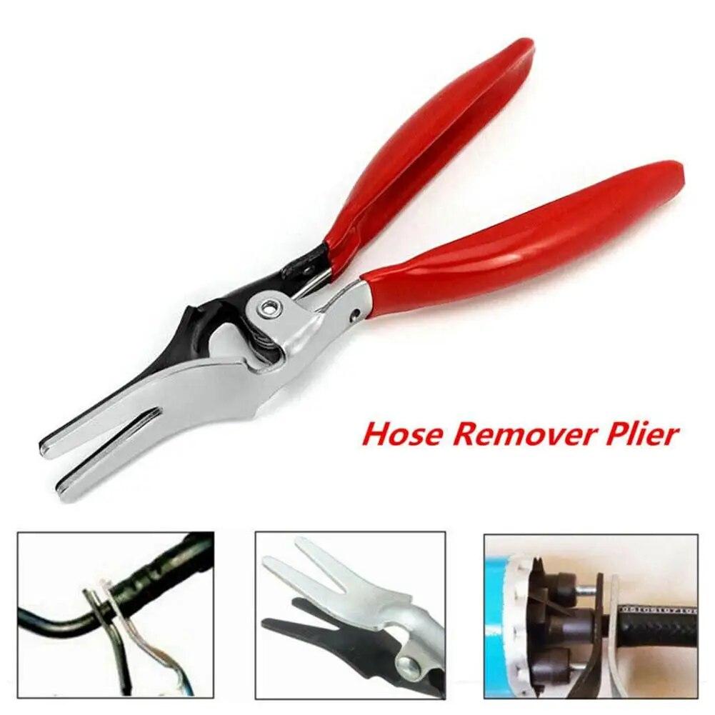 Automobile Car Universal Angled Fuel Vacuum Line Tube Hose Remover Separator Pliers Pipe Tools Removal Tools
