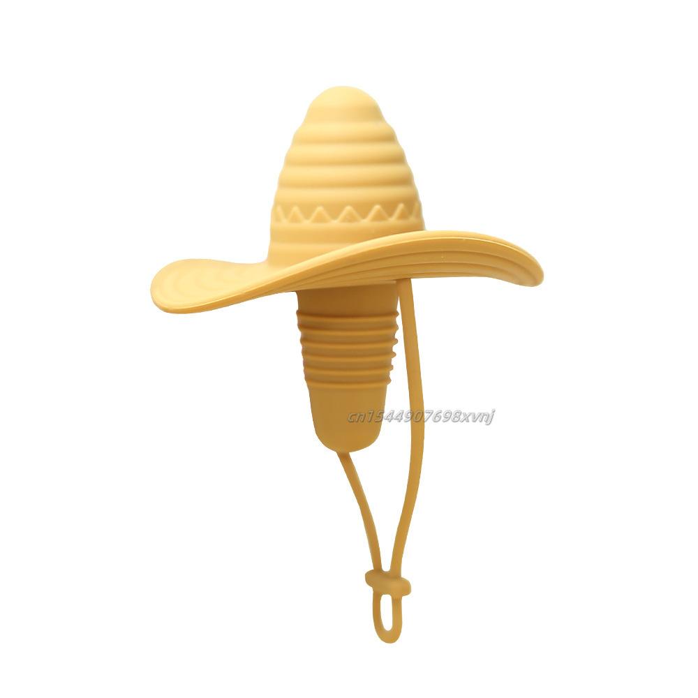 Creative Silicone Cowboy Hat Wine Cork Champagne Beer Bottle Stopper Beverage Leak-Proof Sealer Cap Plug Kitchen Bar Accessories