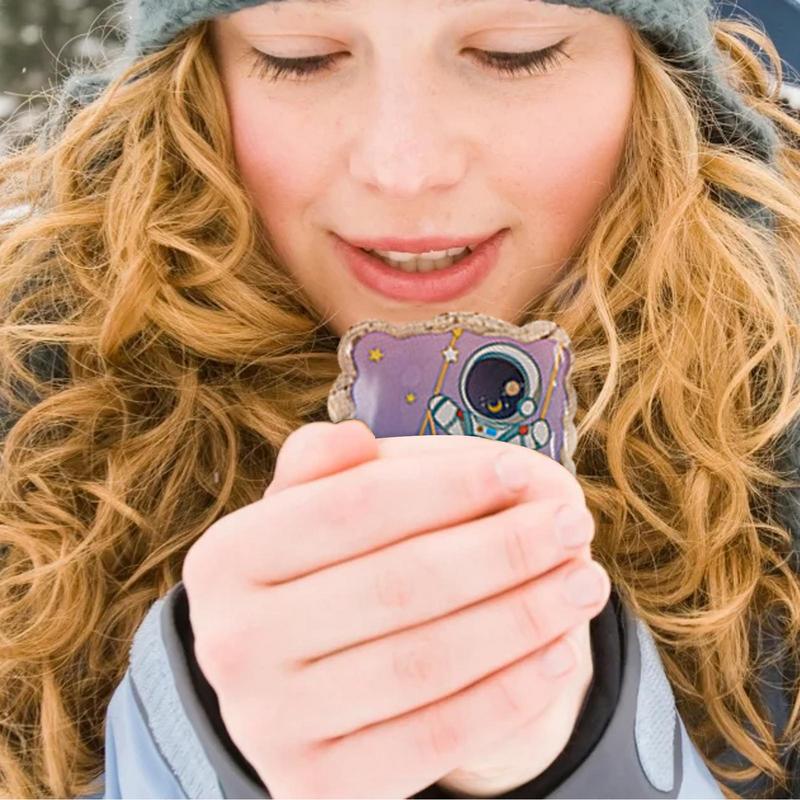 Přenosný horkovzdušný ohřívač rukou ohřívač rukou ohřívač rukou rychlý ohřev se 6 různými karikaturami pro ženy, muže