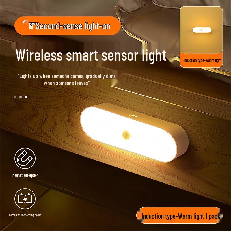 Smart Rechargeable Wireless Night Light with Motion Sensor