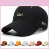 Trendy Cotton Baseball Hat For Women Featuring Stylish Letter Design Adjustable Fit Perfect For Sun Protection Versatile Wear