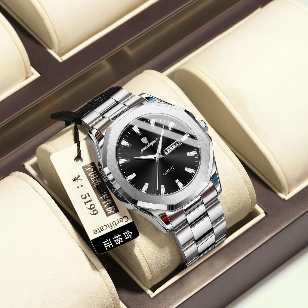 Fashion Men'S Watch Waterproof Business Quartz Watch