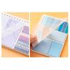 Portable Notebook Memopad With Adhesive Note Colorful Adhesive Index Label For Notebook Planner Office School Supplies