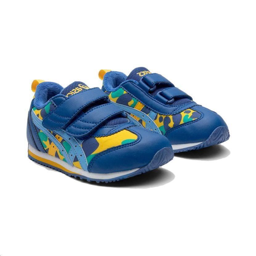 Asics Cotla Antibacterial Odor-Resistant Low-Top Kids Casual Shoes Kids Casual Shoes Blue Yellow 1144A351-400