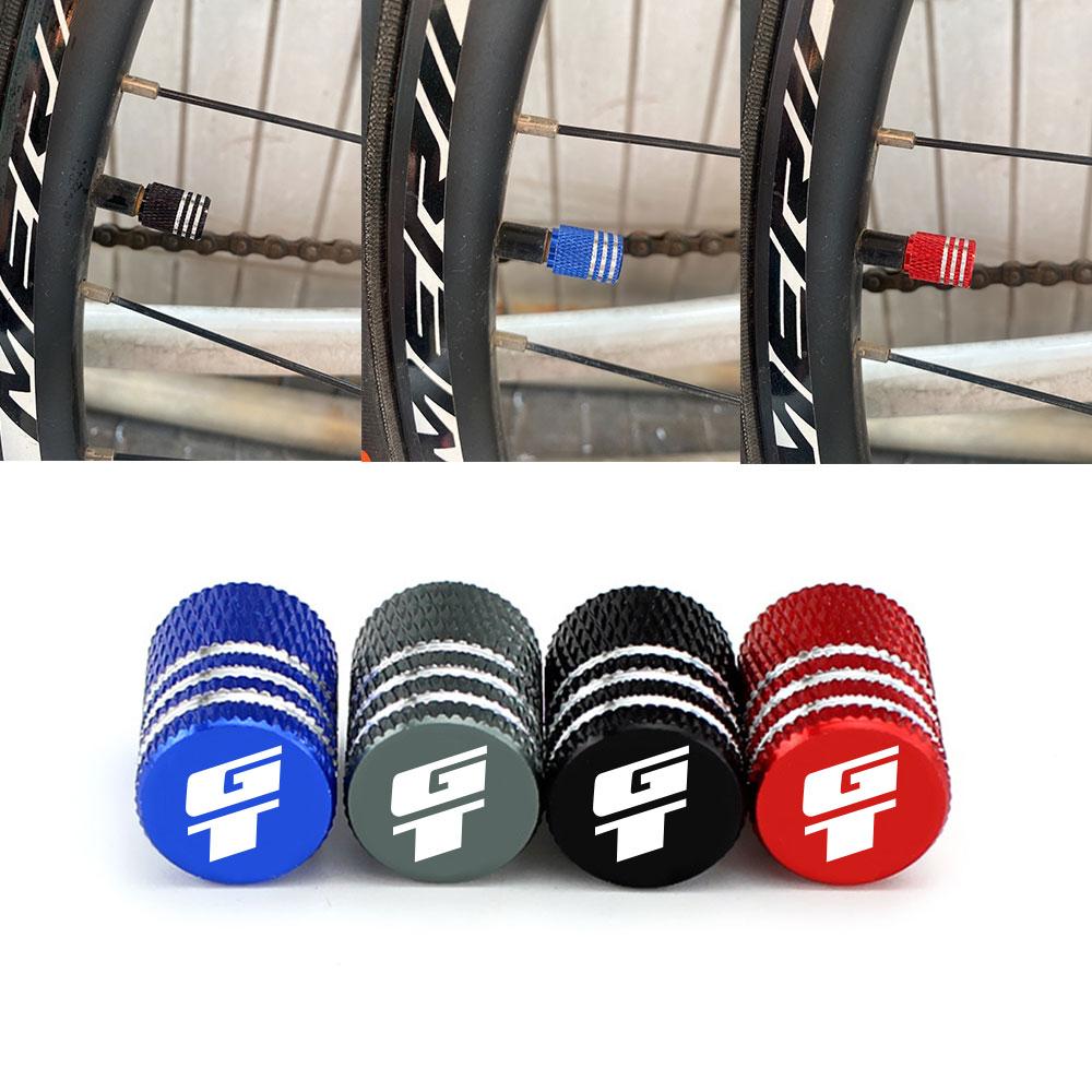 

2pcs Valve Stem Caps for GT Bike MTB DH Cycle Fury Ruckus XC AM Rad Tire Decorative Accessories чорний