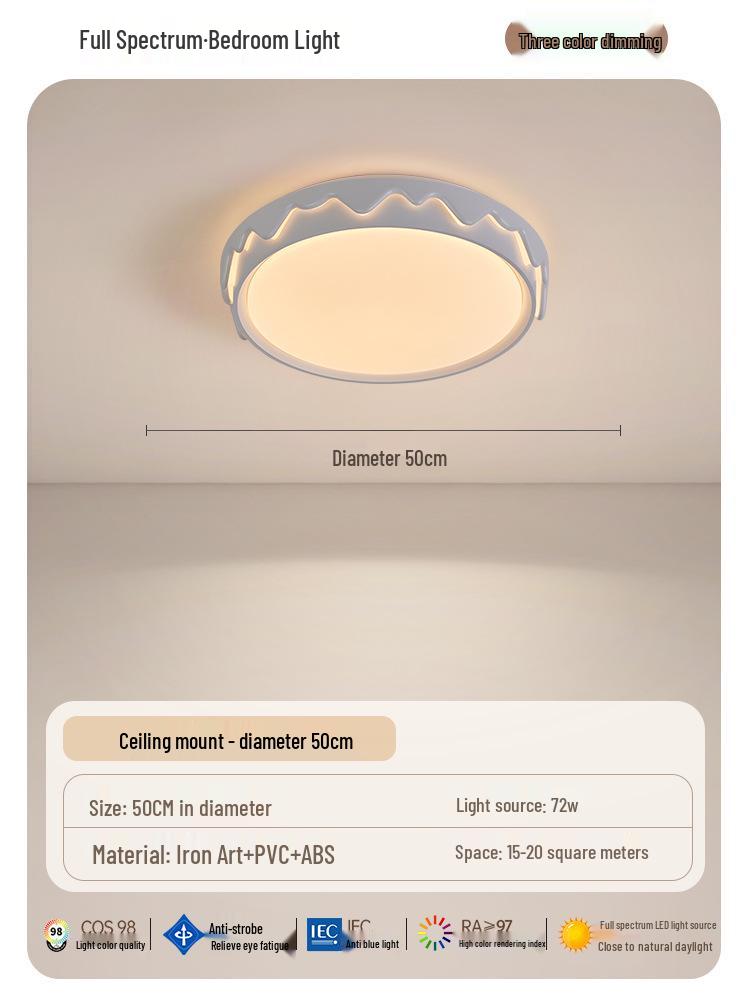 2025 Modern Minimalist Ceiling Light - Cream Style Living Room Main Light