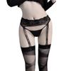 Sexy lace suspender integrated stockings seduce without passion tearing sex babes black silk