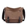 Men's Versatile Canvas Crossbody Bag - Fashionable, Practical, Large Capacity for Business and Street Trends