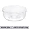 Transparent Glass Bowl for Salad, Soup, Dessert, Noodles, Rice, and Fruit