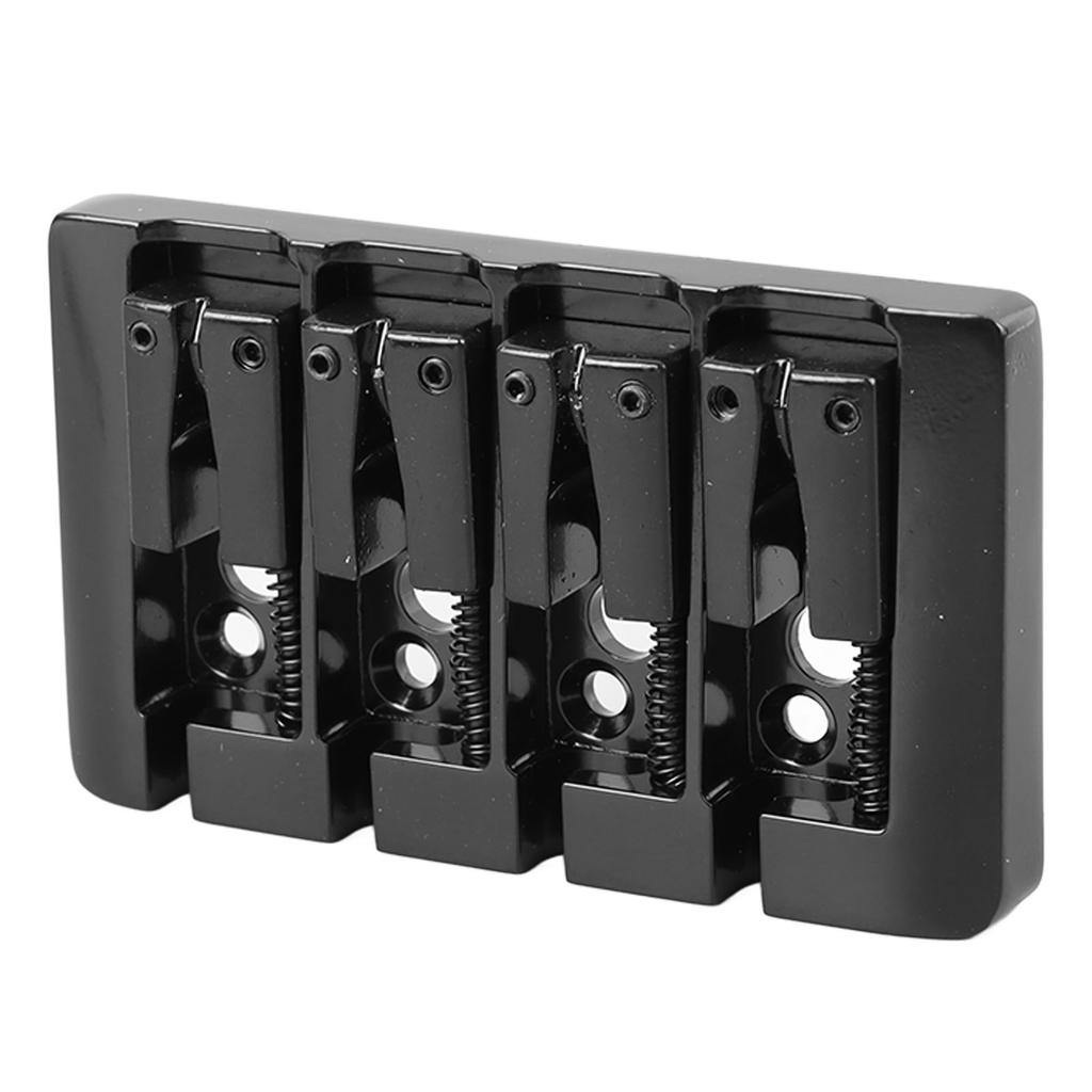 L Shaped Bass Bridge 4 String High Mass Metal Electric Bass Bridge Accessory for Musical Instrument
