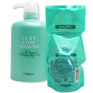 MoltoBene Clay Esthe Shampoo EX 500ml Refill + Cartridge Set