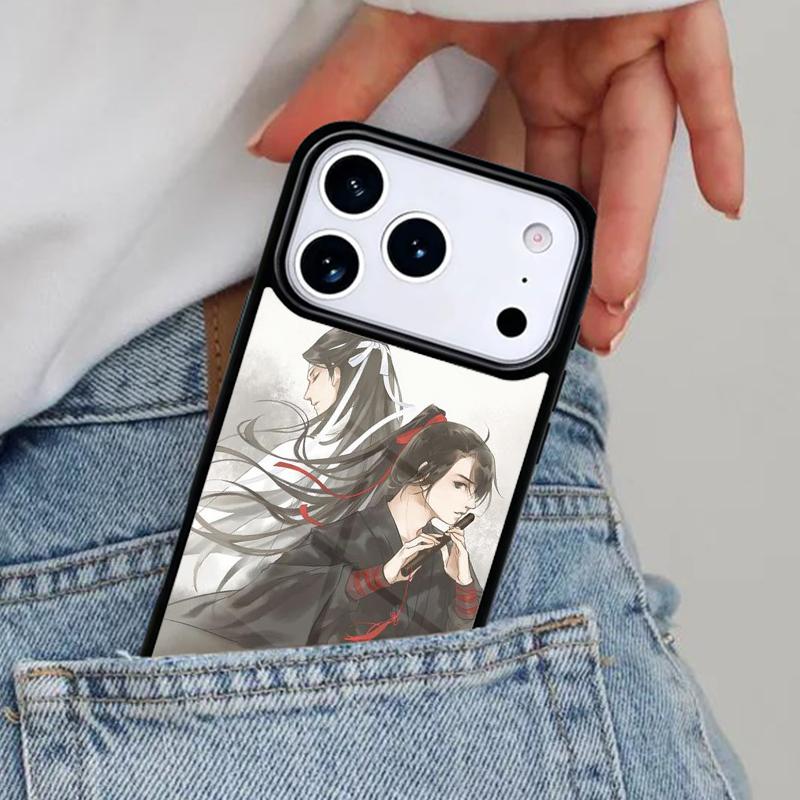 

Мультяшный чехол для телефона Mo dao Zu shi для iPhone 16e 15 14 13 12 17 Pro Max Plus Air 17pro Чехол Coque iPhone 12 mini