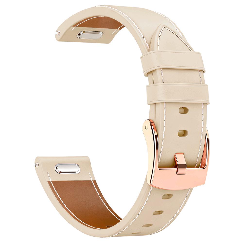 Huawei GT Series Leather Watch Band, Rose Gold Buckle, 18mm Universal Size