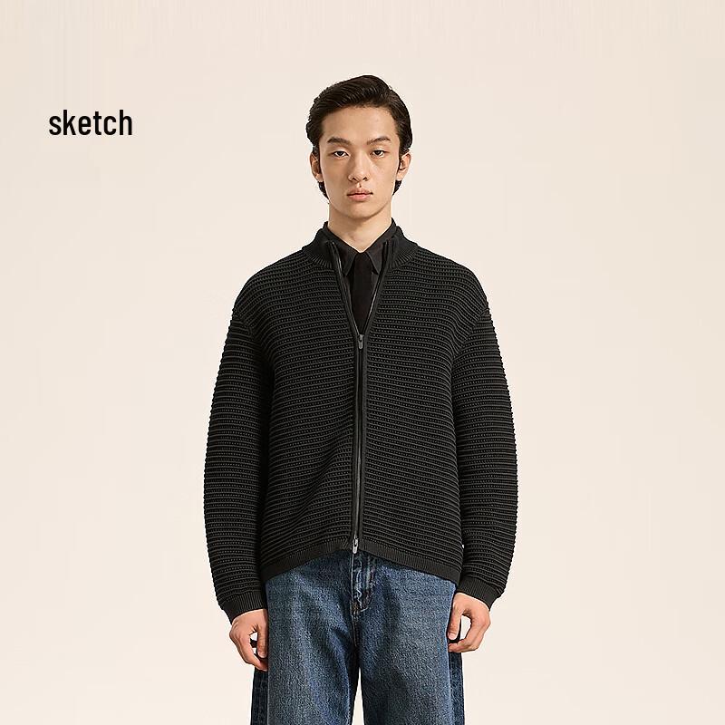 

Croquis Men s 9P1314920 Semi-High Collar Knit Sweater L