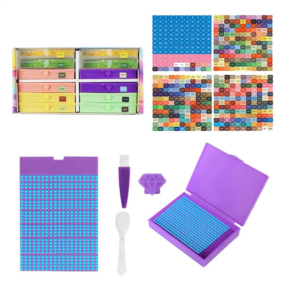 Bead Organizers And Storage Rhinestone Art Storage Containers Trays Stand Boxes Organizers Tools Accessories For Crafts Beads