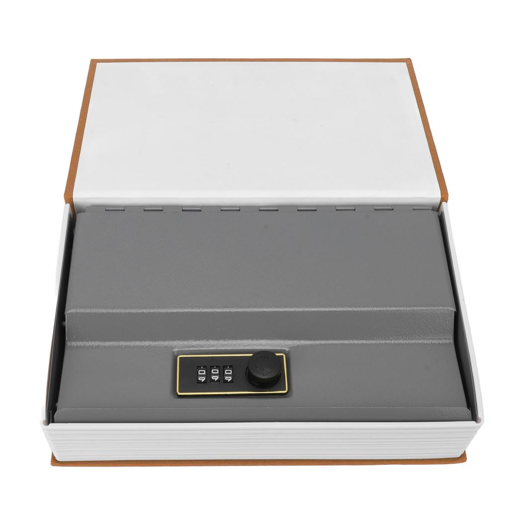 Diversion Book Safe Large Size Dictionary   Stainless Steel Book Safe Combination Lock for   Card Documents