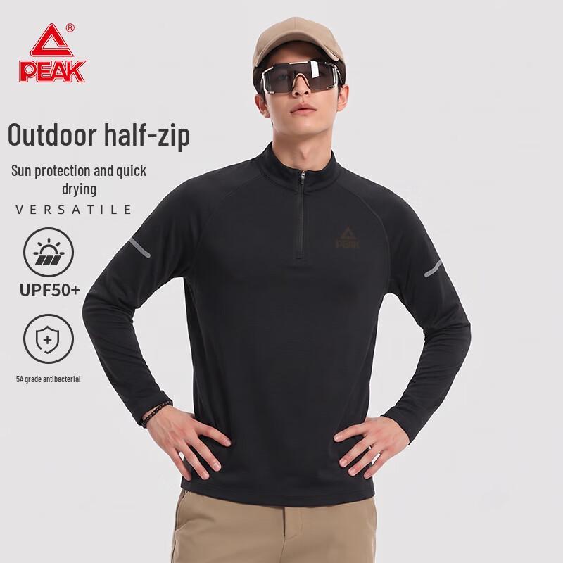PEAK Men's Outdoor Sun Protection Quick-Dry Long Sleeve T-Shirt