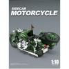1/10 Motocykl Trójkołowy Stop Die-Cast Model Motocykla Zabawka Pojazd Kolekcja Dźwięk i Światło Terenowy Autocykl Zabawki Samochód