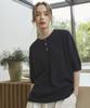 Wednesday Oasis For Woman W/ Cool Washable Henley Neck Half Knit (4 Colors)