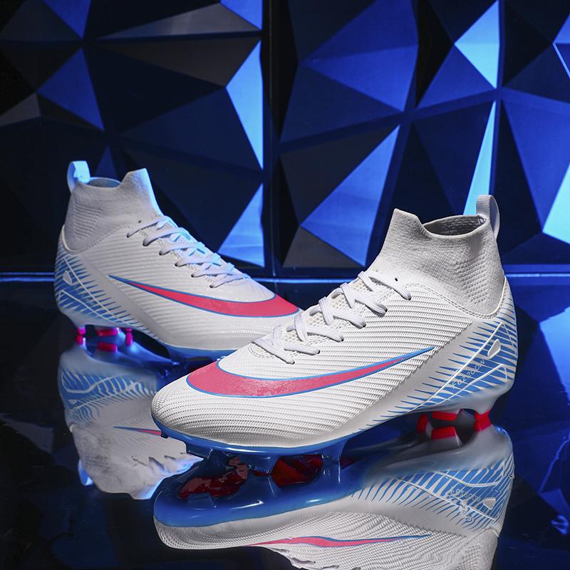 2025 New KELME Soccer Shoes Men's Holy Grail 1.5 Kangaroo Leather TF Adult Match Shredded Spikes Professional Training Human Gra