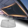Foldable Sun Umbrella For BMW X1 F48 2016-2021 Front Windshield Sun Shade Umbrella Portable Anti-UV Interior Car Accessories