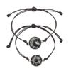 Glow In the Dark Butterfly Sun Moon Rope Bracelets for Women Couples Matching Bracelet Friendship Luminous Jewelry Adjustable