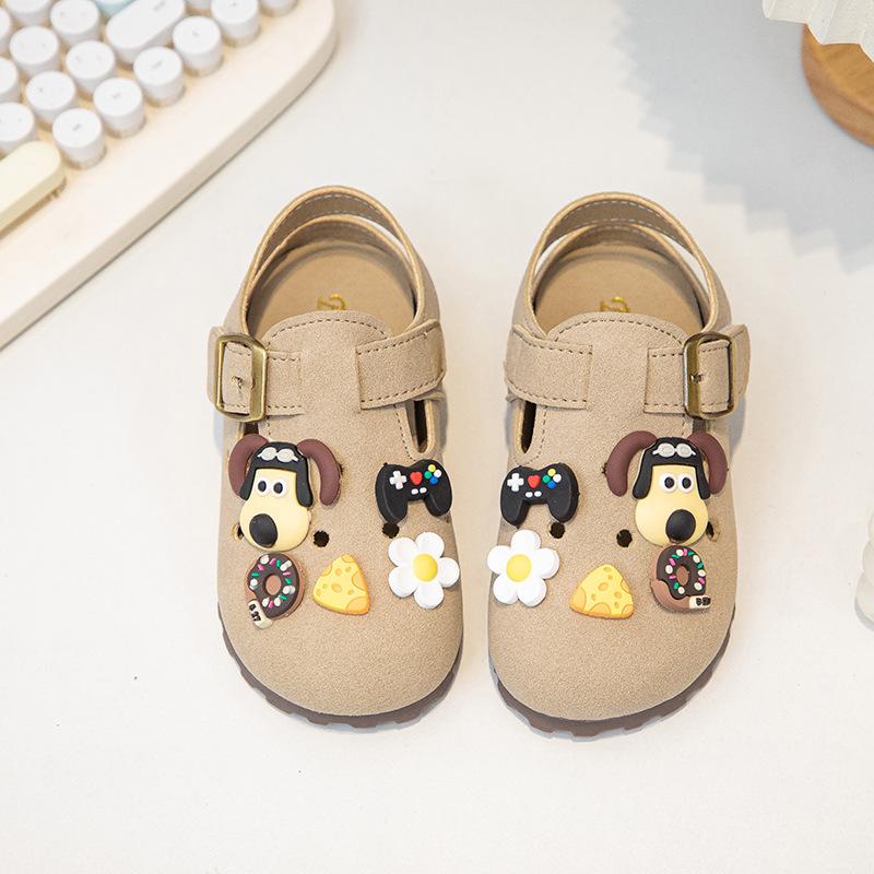 Children's 2025 Spring/Summer Crocs: Soft-Soled Sandals for Boys and Girls, Baby and Toddler Walking Shoes.