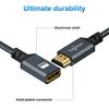 Twozoh HDMI Extension Cable 3M HDMI Male To Female HDMI Cord Nylon Braided HDMI Extender HDMI 2.0 Cable Adapter 4K@60Hz 3D HDR Compatible