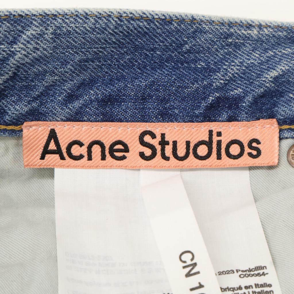 ACNE STUDIOS [Excellent Condition] 2023 Penicillin C00054 Super Baggy Fit Jeans Wide Denim Pants Bottoms 26 Light blueUsed
