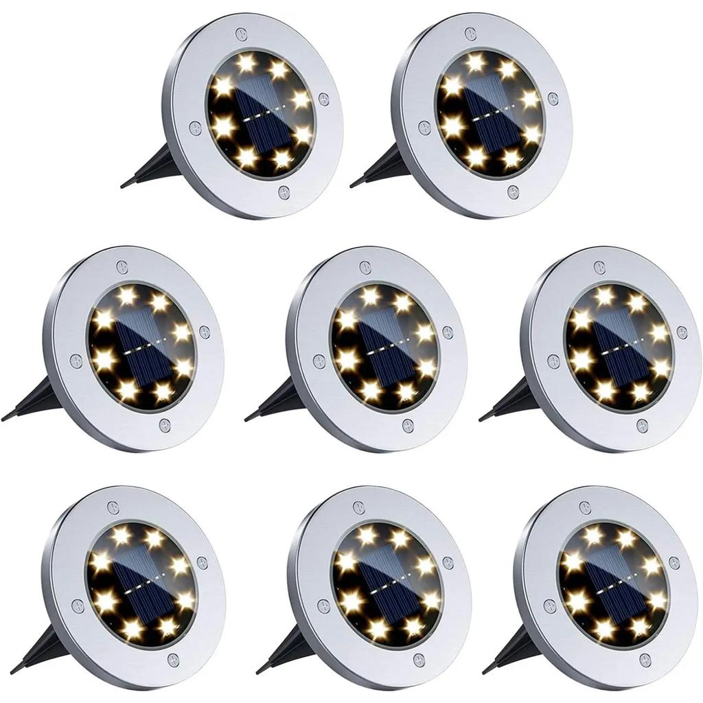Solar Lawn Yard Led Night Light Buried Solar Garden Light IP65 Waterproof Outdoor PathWay Floor Under Ground Spot Lamp