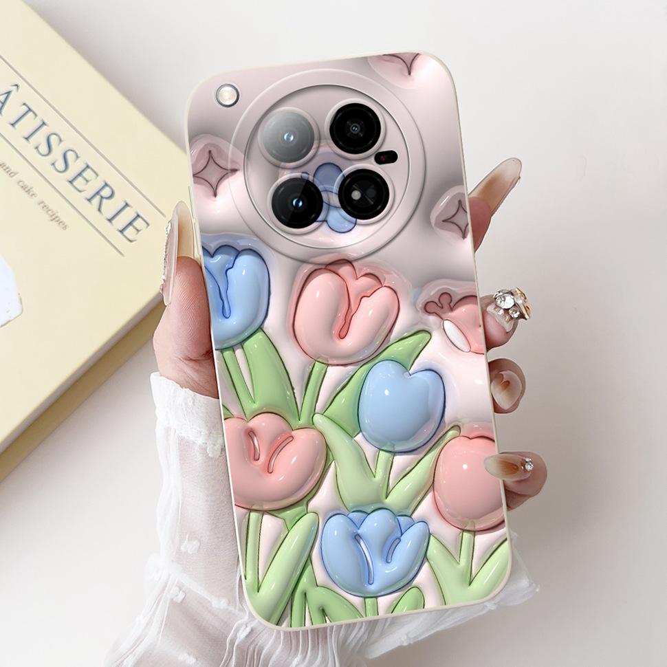 Silicone Case For Infinix Zero 40 4G Case X6860 Fashion Rabbit Soft TPU Cover For Infinix Zero 40 Zero40 Phone Cases Back Cover