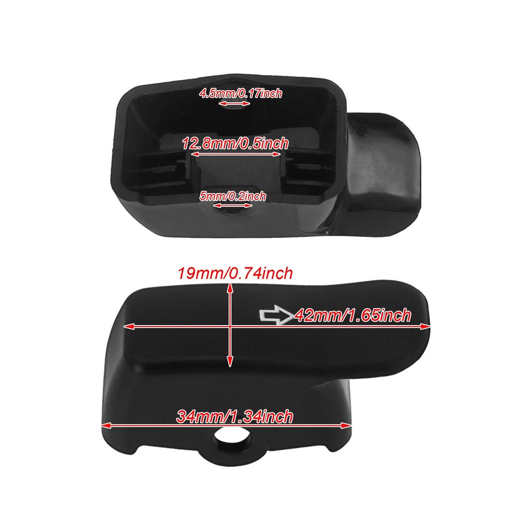 HCmotorku Motorcycle Turn Signal Switch for Harley Switch Cover Turn
