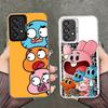 A-Amazing World G-Gumball Capa de Celular Macia para Samsung A17 A16 A15 A14 A13 A57 A56 A55 A54 A53 A37 A36 A35 A34 A33 A26 A25 A24 A2