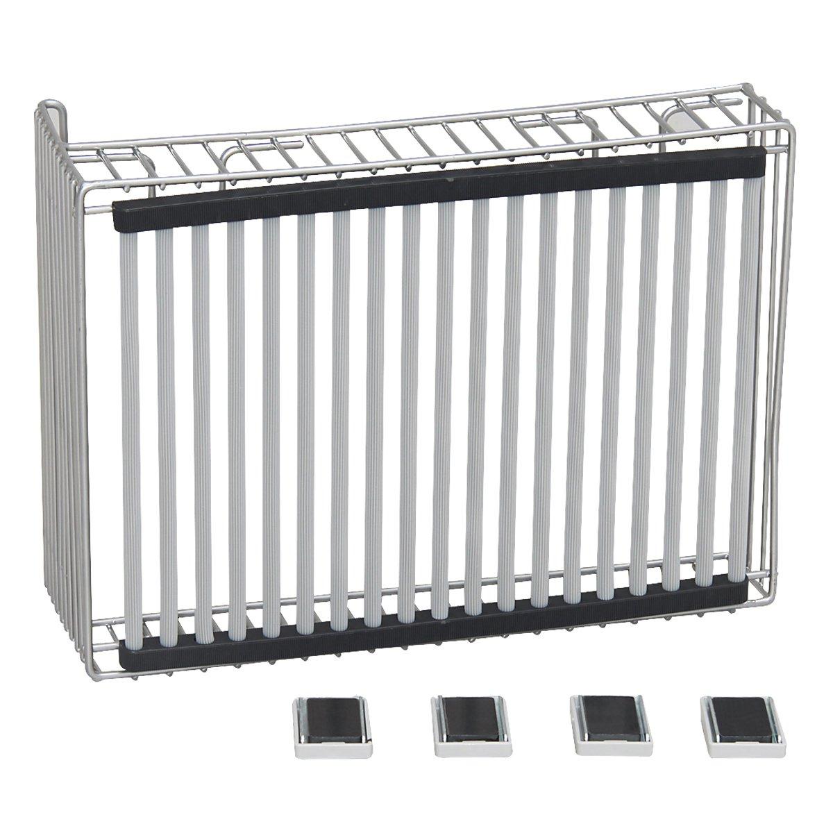 

Iris Ohyama Air Outlet Guard Compatible with Width Silver 30~46cm FDG-350FL