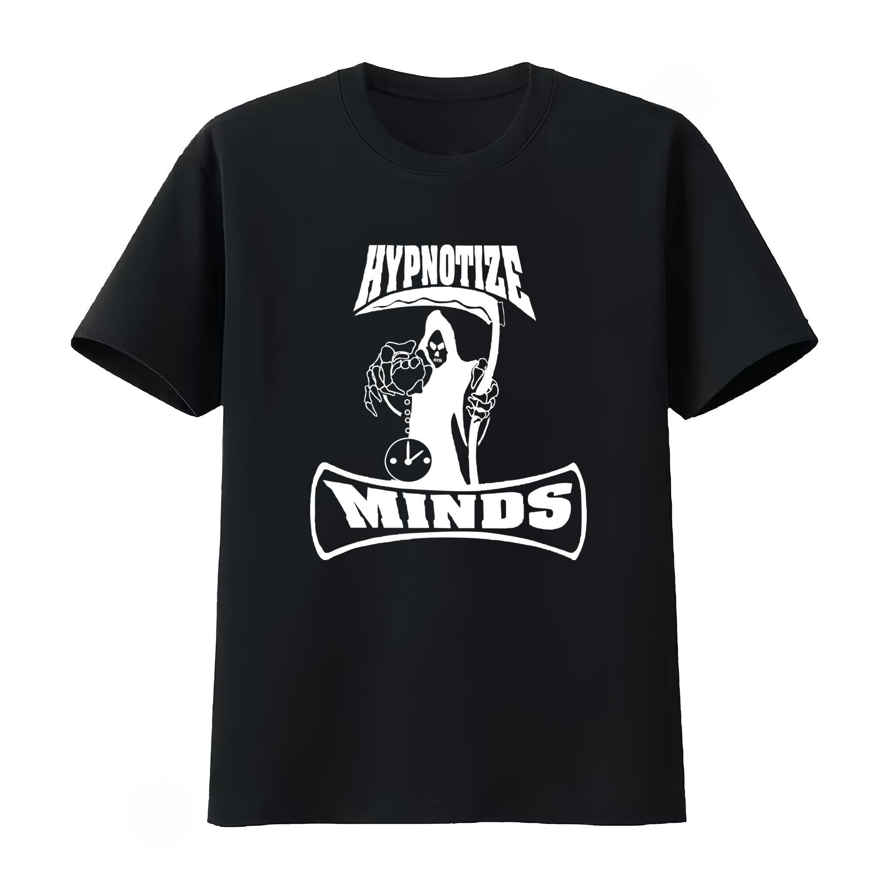 Hypnotize Minds Three Six Mafia 6 666 Hip Hop Gangster Rap Punk Hardcore Stoner 90s Memphis Style Unisex Women 2026 Summer T Shirt XL