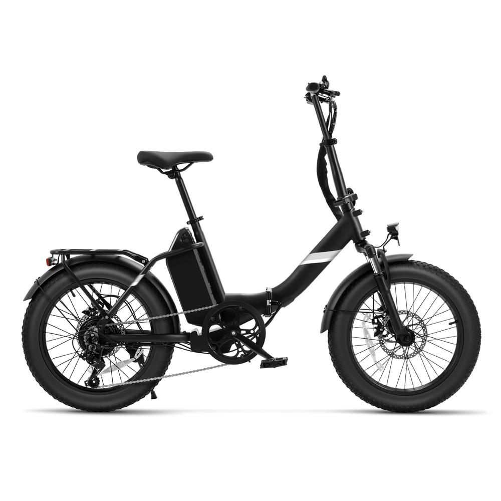Touroll S3 Schwarz EU-Stecker Step-Through 20 Zoll 36V13Ah 250W E-Bike
