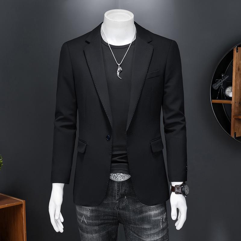 

Men s Plus Size Korean Style Slim Fit Business Casual Blazer 4XL